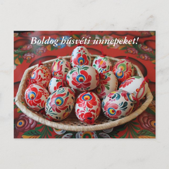 Carte Postale OEufs de falaise hongariens traditionnels (Devant)