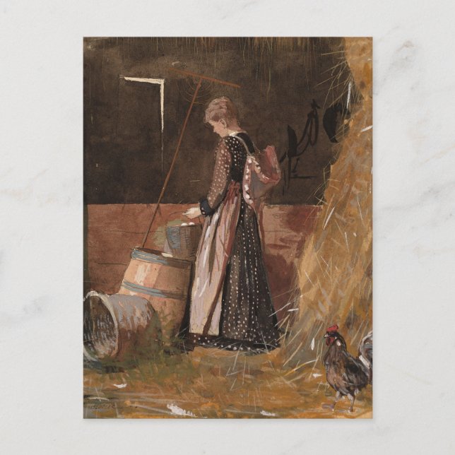 Carte Postale Œufs frais | Winslow Homer (Devant)