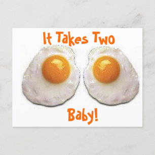 Carte Postale Oeufs frits