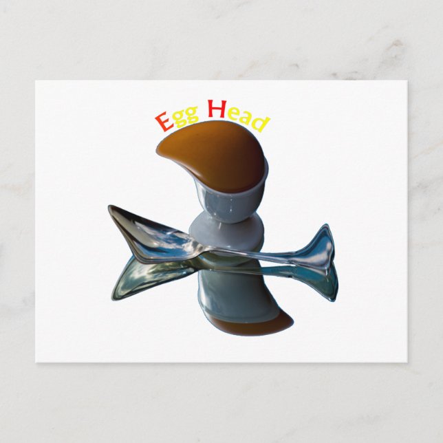 Carte Postale Oeufs Tête Délicat Designs (Devant)