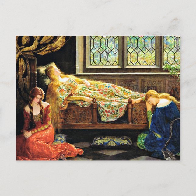 Carte Postale OEuvre d'art de Sleeping Beauty (Devant)