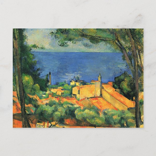 Carte Postale Oeuvre d'art Paul Cezanne (Devant)