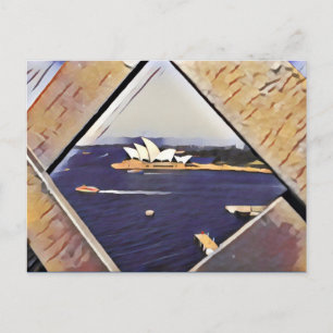 Carte Postale oeuvre de l'opéra de sydney