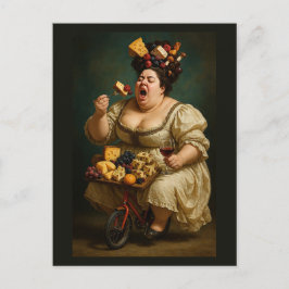 Carte Postale Oeuvre Surréaliste "Tread Lightly, Mange Heavement