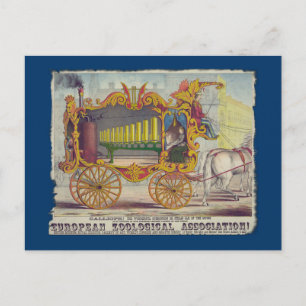 Carte Postale Oeuvre vintage de Calliope sur les vêtements et le