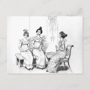 Carte Postale Offensée deux ou trois jeunes filles