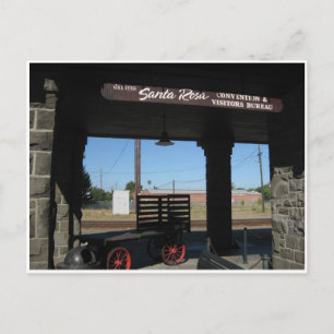 Carte Postale Office des visiteurs de père Noël Rosa