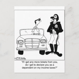 Carte Postale Officier déclaré dépendant