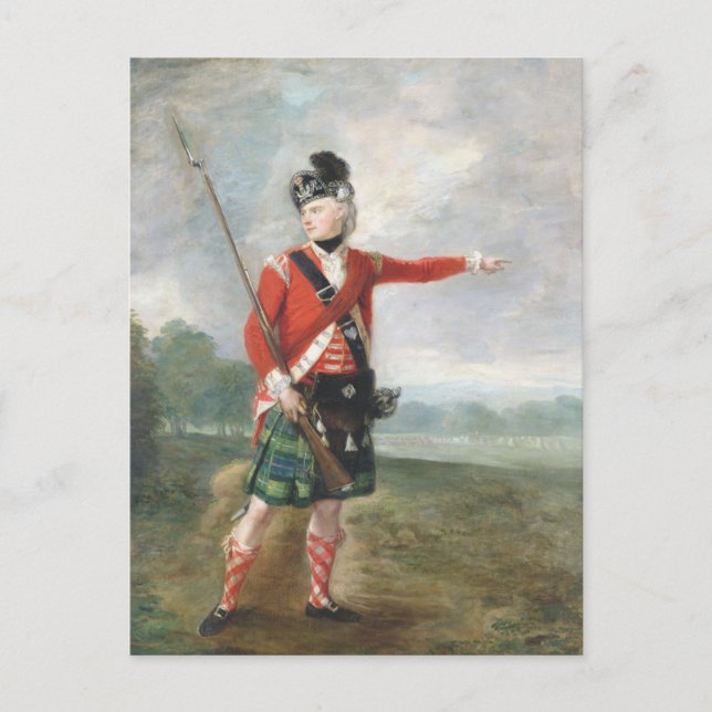 Carte Postale Officier du 73e pied (Devant)