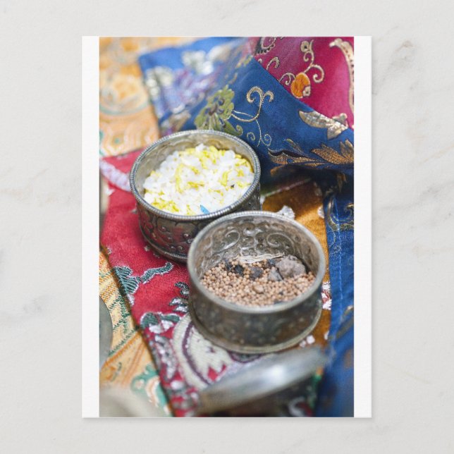 Carte Postale Offre bouddhiste tibétaine (Devant)