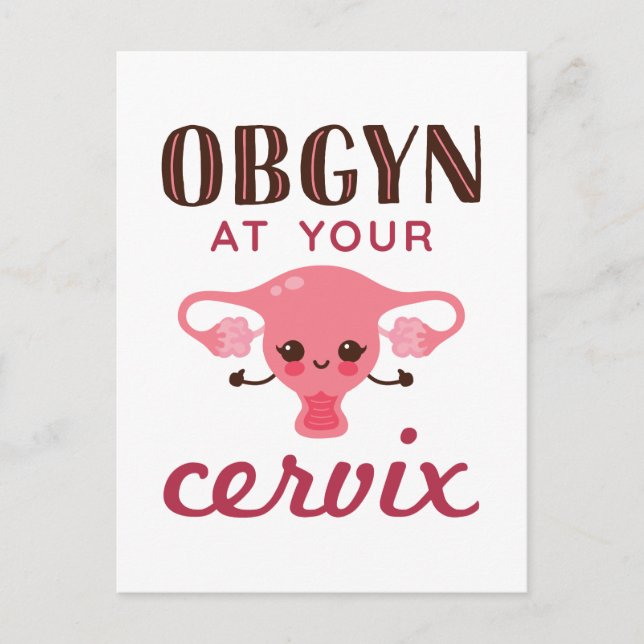 Carte Postale OGBYN À Votre Cervix (Devant)