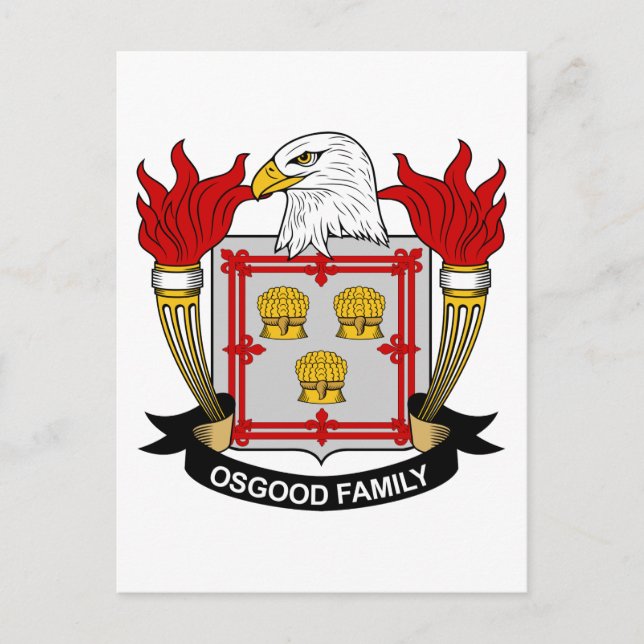 Carte Postale Ogood Family Crest (Devant)