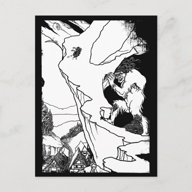 Carte Postale Ogre (Ogre glissant) (Devant)