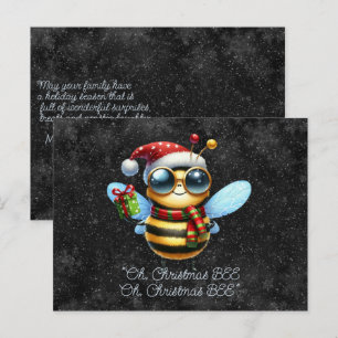 Carte Postale Oh, Christmas BEE, Oh, Christmas BEE Friendly BEE