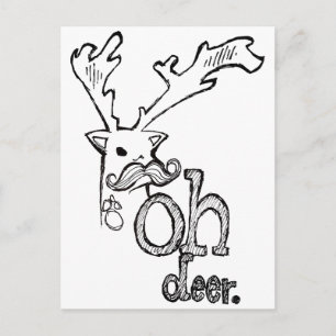 Carte Postale Oh Deer