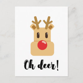 Carte Postale Oh Deer Noël