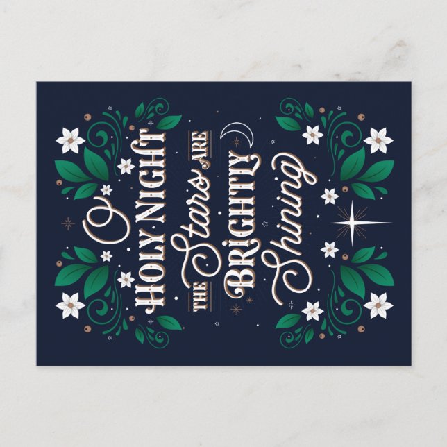 Carte postale Oh Holy Night (Devant)