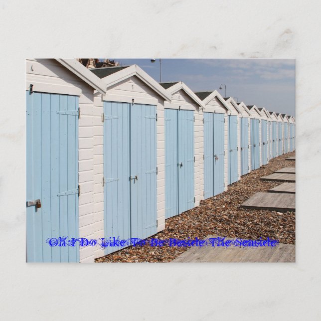 Carte Postale Oh, J'Aimerais Être En Bord De Mer (Devant)