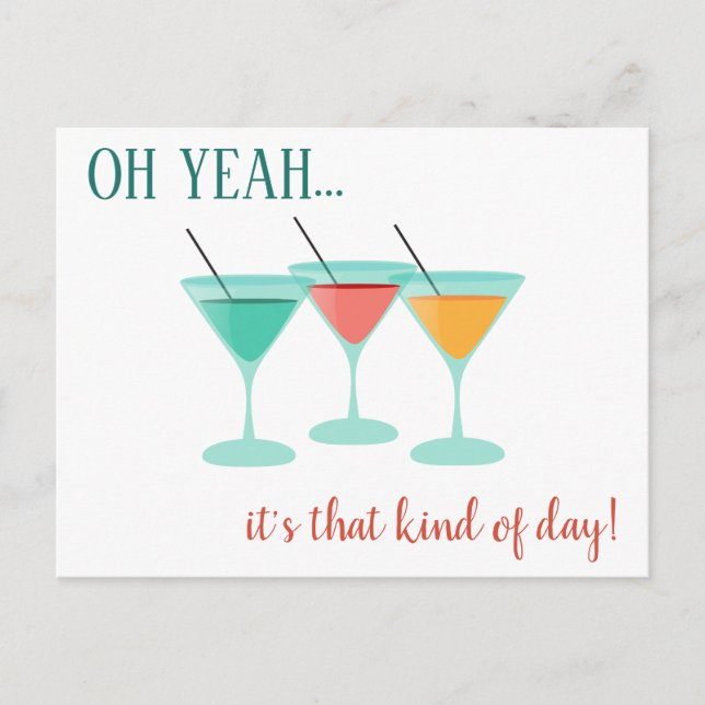 Carte Postale OH OUI...c'est ce genre de journée (Devant)