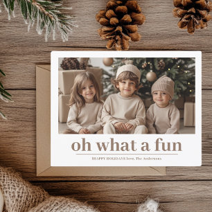 Carte Postale Oh Quel Amusant ! Photo personnelle de Joyeux Fête
