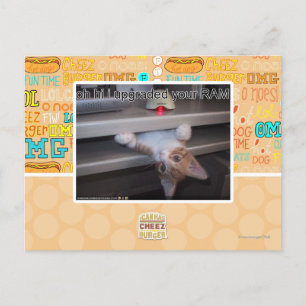 Carte Postale oh salut j'ai mis à niveau votre RAM