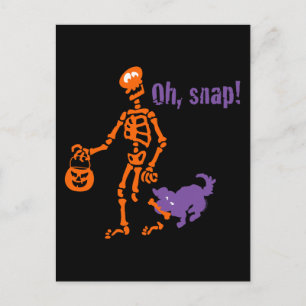 Carte Postale Oh, Snap Skeleton