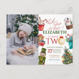 Carte Postale Oh What Fun Noël 2e Anniversaire Photo