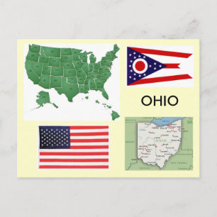Carte Postale Ohio, États-Unis