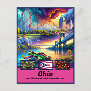 Carte Postale Ohio S'Interroge Sur Les Sites Iconiques