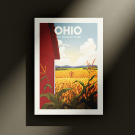 Carte Postale Ohio vintage
