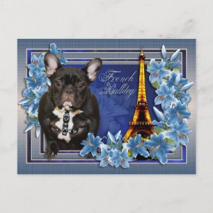 Carte Postale OhLaLa French Bulldog