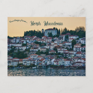 Carte Postale Ohrid Macédoine du Nord