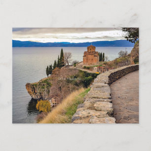 Carte Postale Ohrid, Macédoine photo de paysage