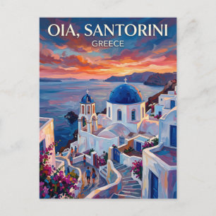 Carte Postale Oia Grèce