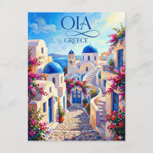 Carte Postale Oia Grèce