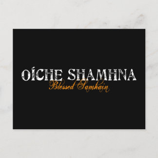 Carte Postale Oíche Shamhna : Samhain béni