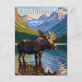 Carte Postale Oie dans le parc national des Glaciers Voyage