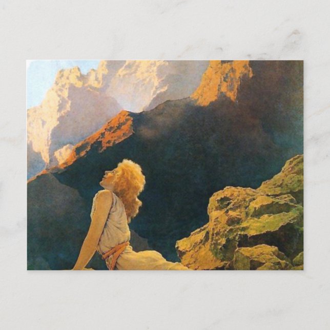 Carte Postale Oies sauvages Par Maxfield Parrish (Devant)