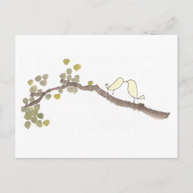 Carte Postale oiseau_amour (Devant)