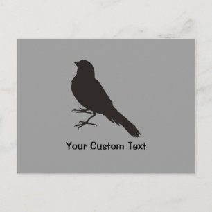 Carte Postale Oiseau canarien permanent