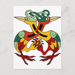 Carte Postale Oiseau celtique