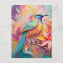 Oiseau-chanteur à gorge violette Imaginaire