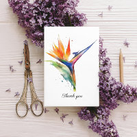 Oiseau de paradis fleur exotique personnalisable