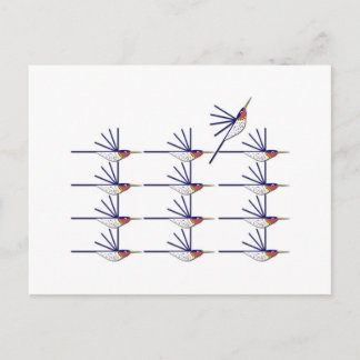 Carte Postale Oiseau de ronflement