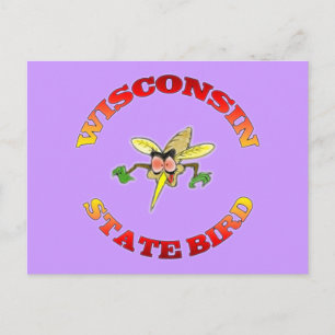 Carte Postale Oiseau du Wisconsin