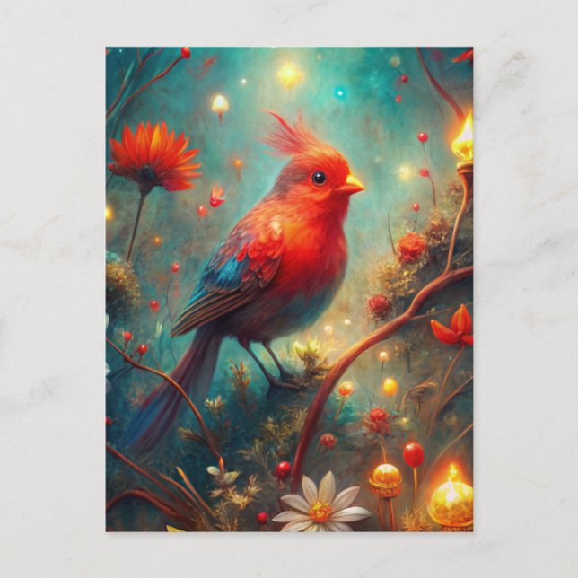 Carte Postale Oiseau mignon (Devant)