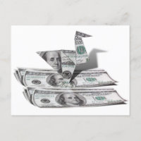 Oiseau Origami de 100 dollars de facture