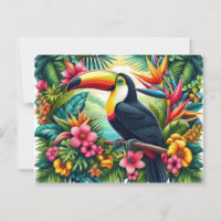 Oiseau tropical/Jungle Toucan