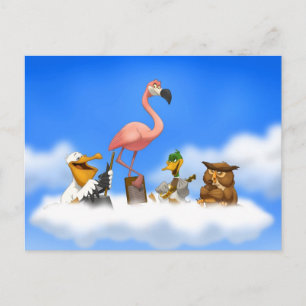 Carte postale Oiseaux de la bande de Jug