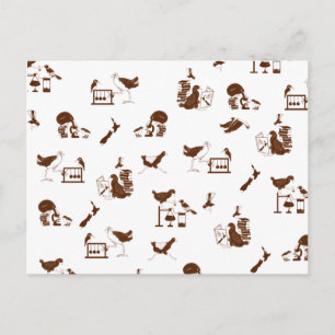 Carte Postale Oiseaux de Nouvelle-Zélande Étudiants en sciences